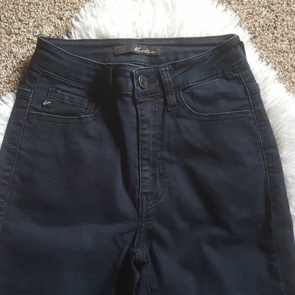 Kancan Jeans High Rise Skinny Dark Wash Stretch Size 1 - Picture 2 of 6